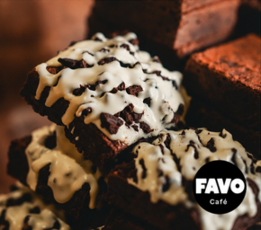 Brownie com cobertura